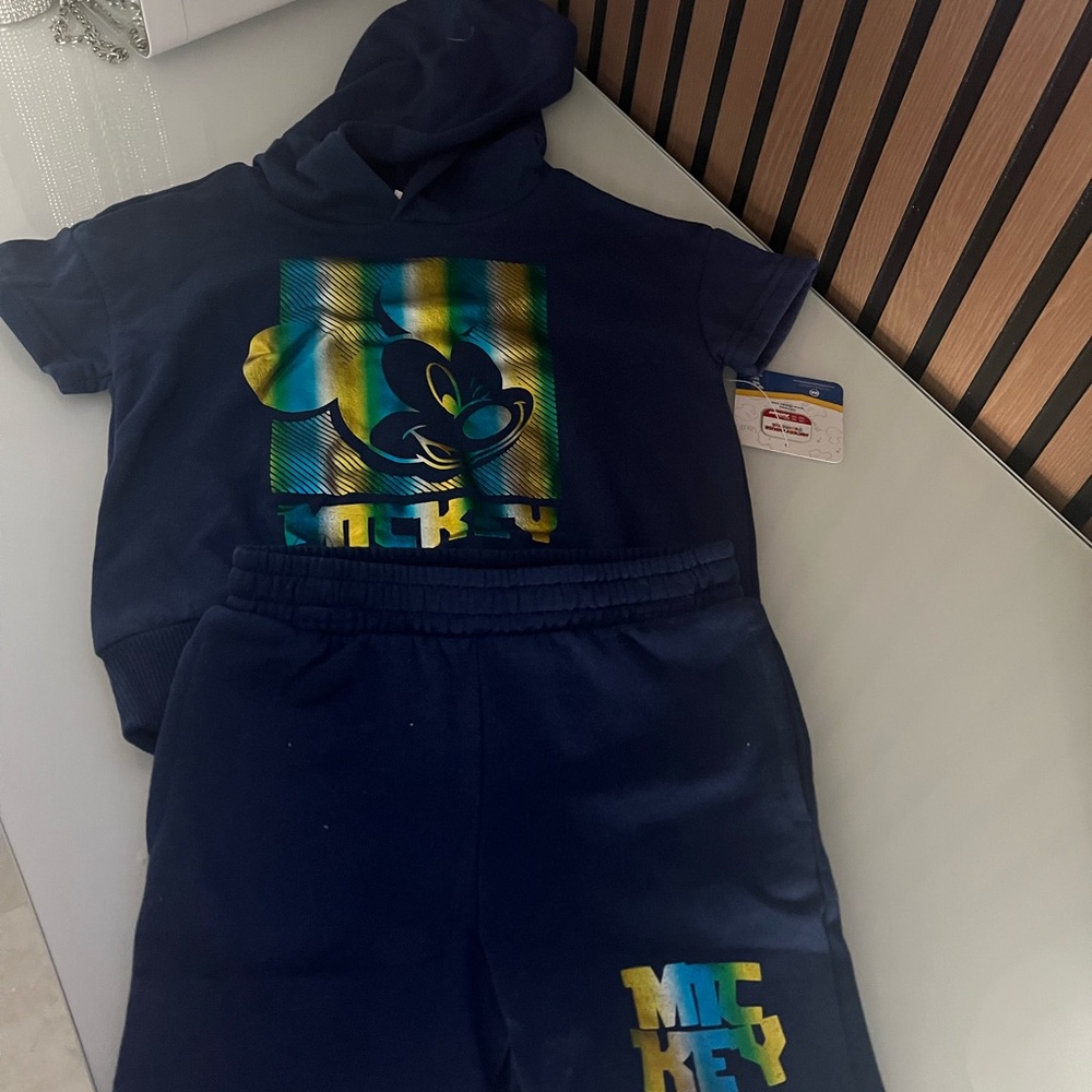 Mickey Mouse Kids Matching Set - Navy Blue
#81